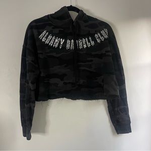 Crop Camo Hoodie